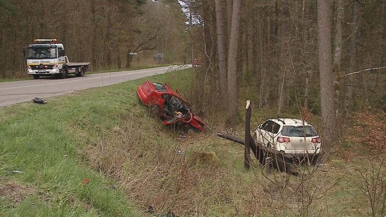 Zderzenie dwóch aut w Wielkiej Piaśnicy