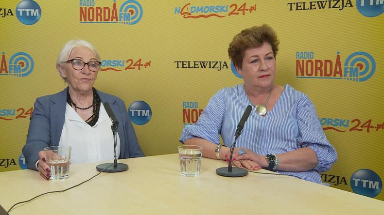 Róża Plenkiewicz i  Iwona Romanowska