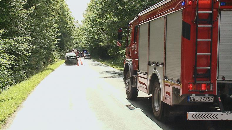 Zdarzenie drogowe w okolicach Koleczkowa