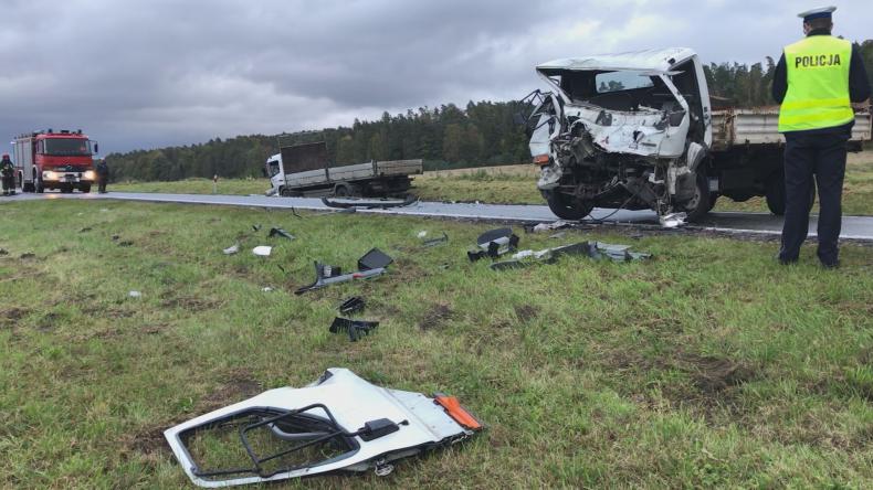 Wypadek drogowy na DK6 w okolicach Godętowa