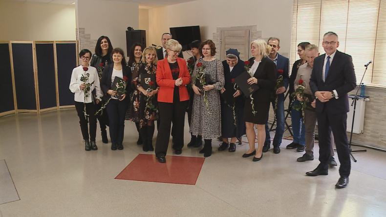 Pracownicy socjalni z nagrodami i wyróżnieniami