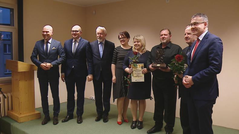 Rafał Dębski z Gryfem Literackim 2018