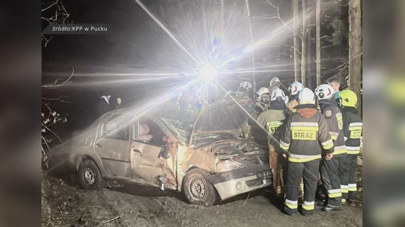 Wypadek w Domatowie – kierowca pod wpływem i bez uprawnień