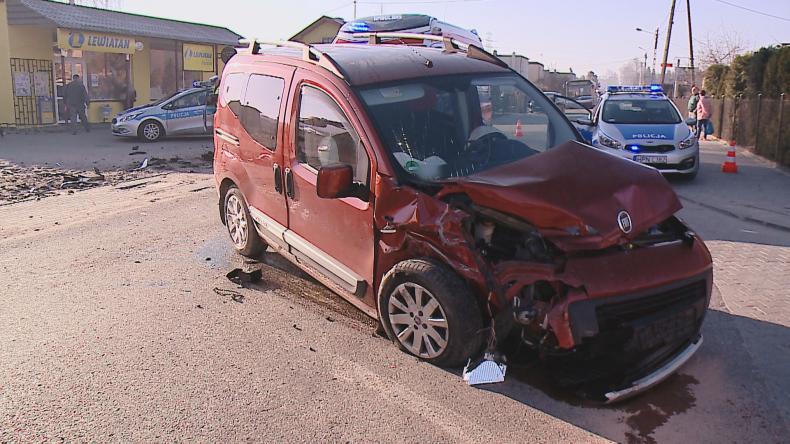 Zderzenie dwóch pojazdów w Orlu