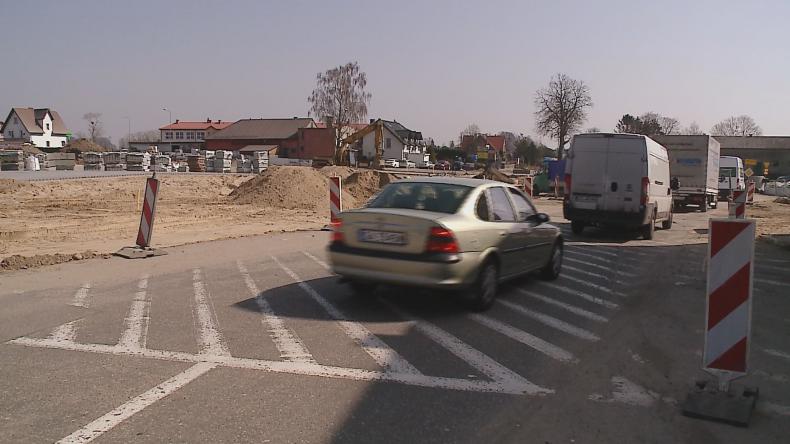 Trwa budowa ronda w Kielnie
