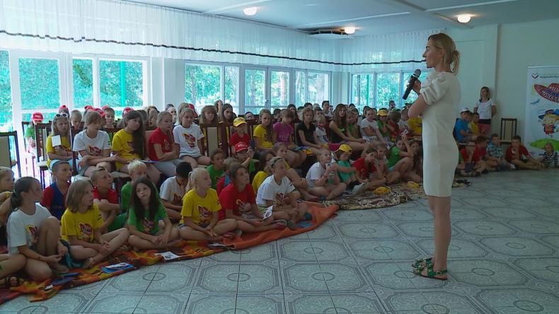 Sylwia Gruchała na koloniach w Jastrzębiej Górze