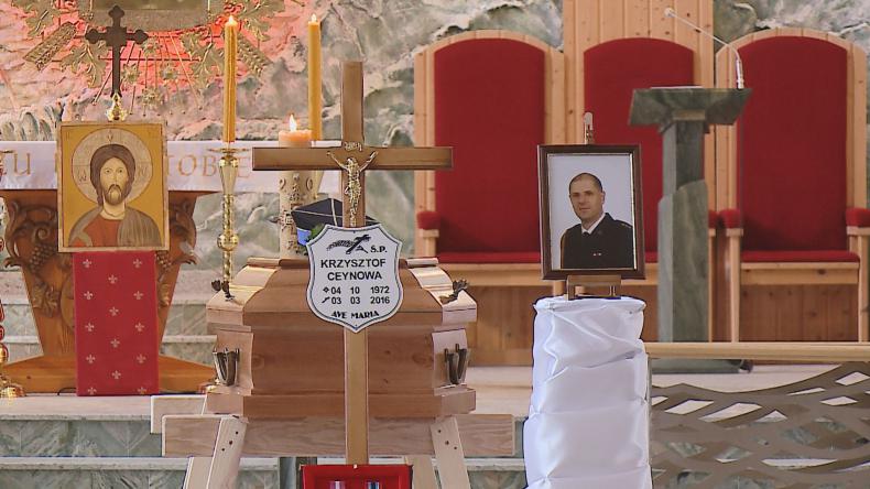 Pogrzeb st. kpt. Krzysztofa Ceynowy