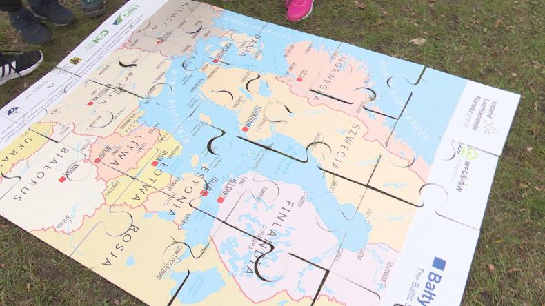 Pozyskiwali wiedzę o Bałtyku podczas gry terenowej