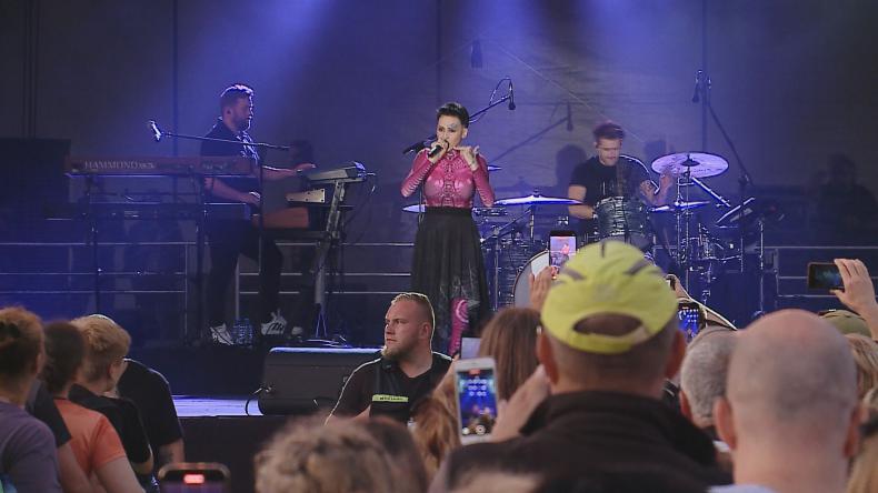 Agnieszka Chylińska na Dniach Gminy Gniewino