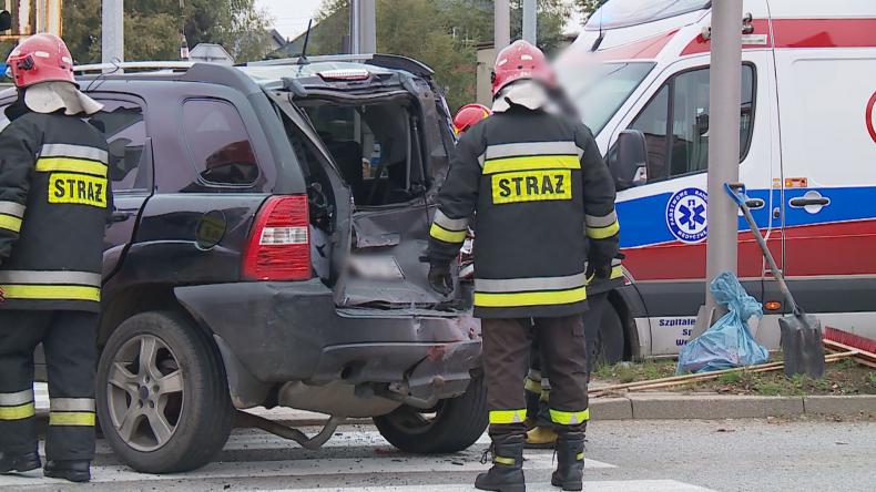 Kolizja na krajowej „6”
