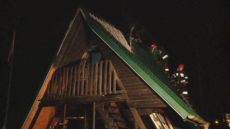 Palił się domek letniskowy w Bazie „Cedron”