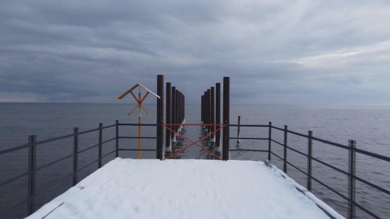 Rozbudowa pomostu w Rzucewie