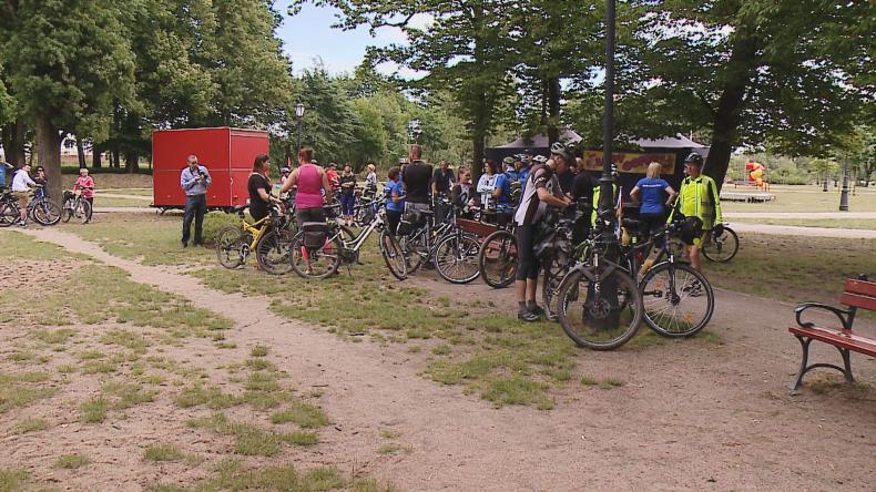 Rajd rowerowy w Bolszewie