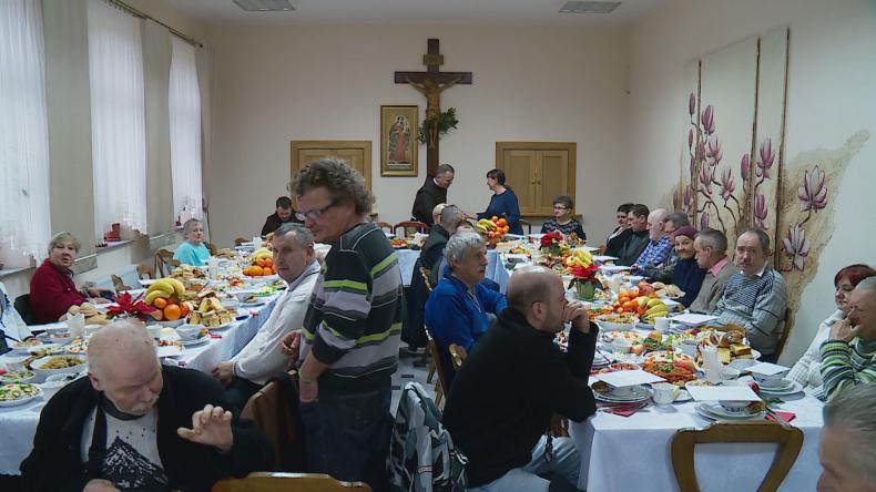 Wigilia dla bezdomnych w Wejherowie
