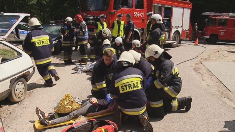 Uchodźcy w Kębłowie, służby w stanie gotowości