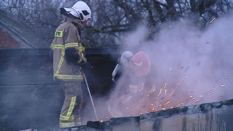 Pożar w Werblini – skuteczna akcja strażaków