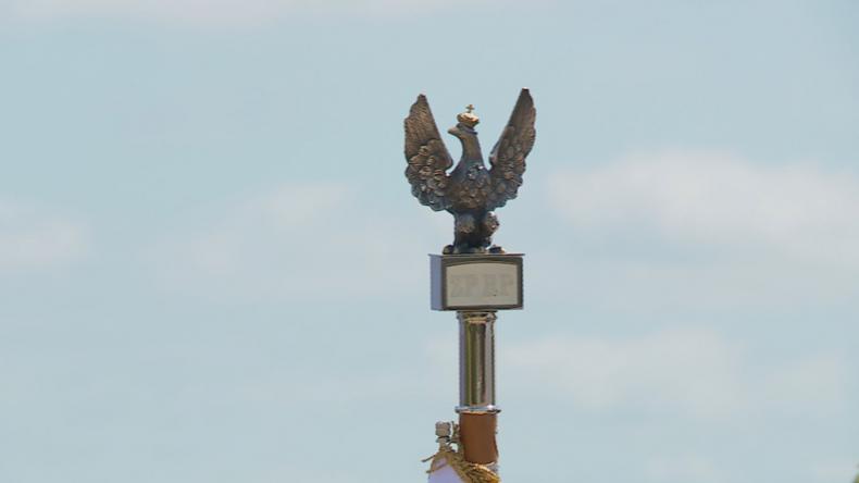 Uroczystość patriotyczna w Rewie