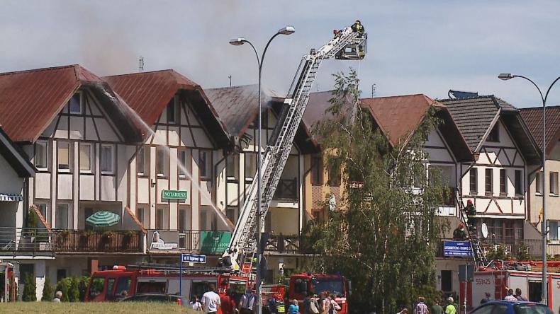 Pożar szeregowca w Rumi