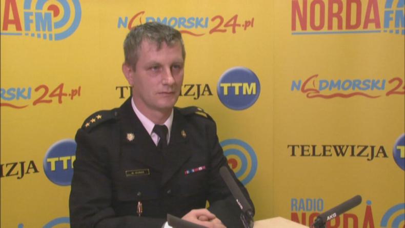 kpt. Mirosław Kuraś, rzecznik Komendy Powiatowej PSP
