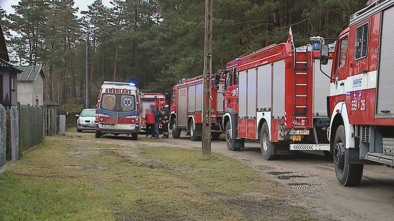 Wybuchł piec w Kębłowie, jedna osoba w szpitalu