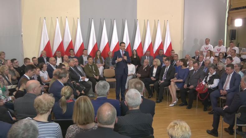 Premier Mateusz Morawiecki z wizytą w Pelplinie
