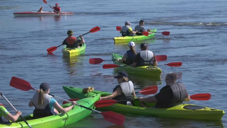 Spływ kajakowy Wisłą