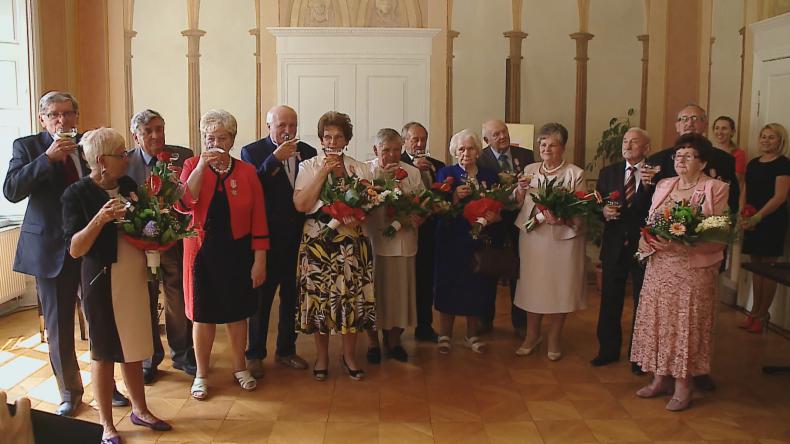 60 lat w zdrowiu i szczęściu, pary z Wejherowa świętowały