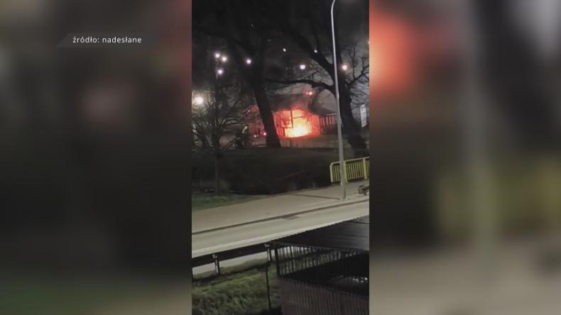 Pożar bożonarodzeniowej szopki w Bolszewie