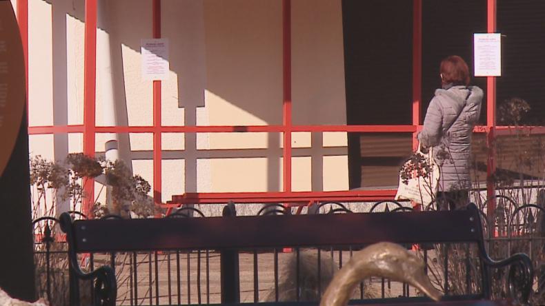 Symboliczny przystanek MZK przy wejherowskiej kolegiacie