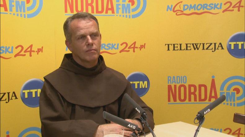 Gwardian klasztoru Franciszkanów- ojciec Daniel Szustak